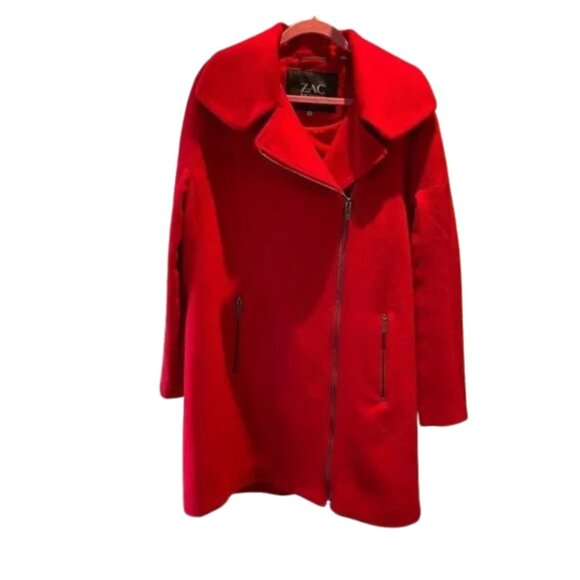 $495 Zac Posen Woman’s Wool Blend Coat. Size 8 - Picture 5 of 8